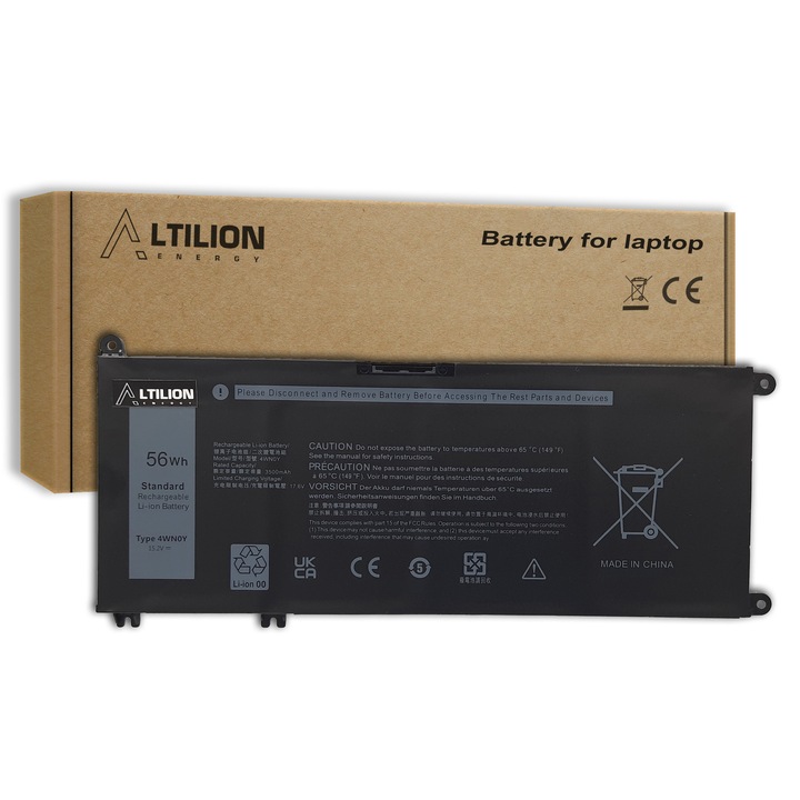 4WN0Y akkumulátor Dell Latitude 3310 / Dell Inspiron 15 7577 7778 7779 készülékekhez