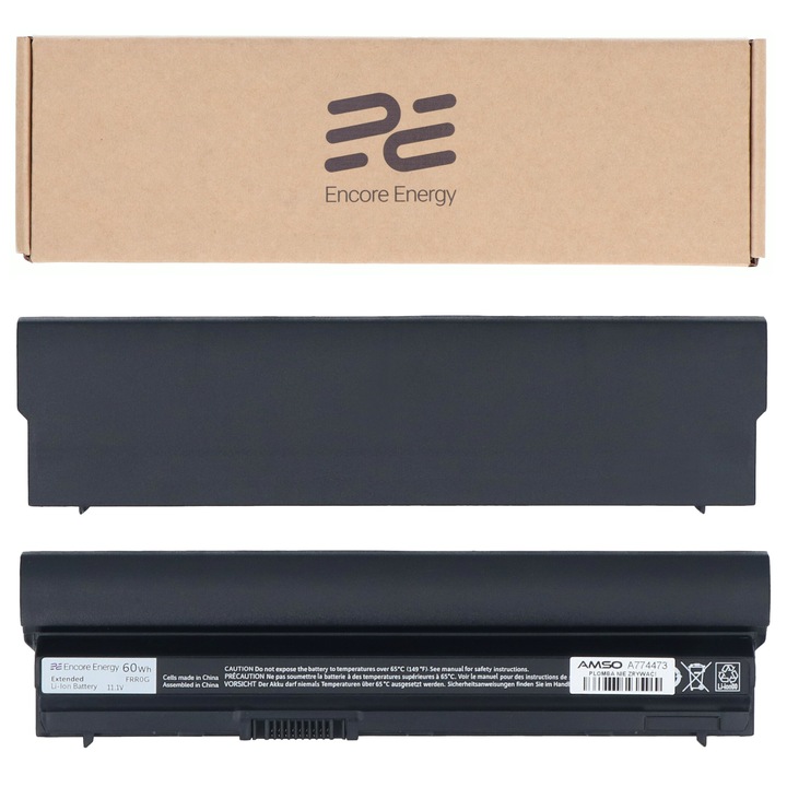 Encore Energy laptop akkumulátor Dell Latitude E6220 E6230 E6320 E6330 60Wh 11.1V 5200mAh FRR0G