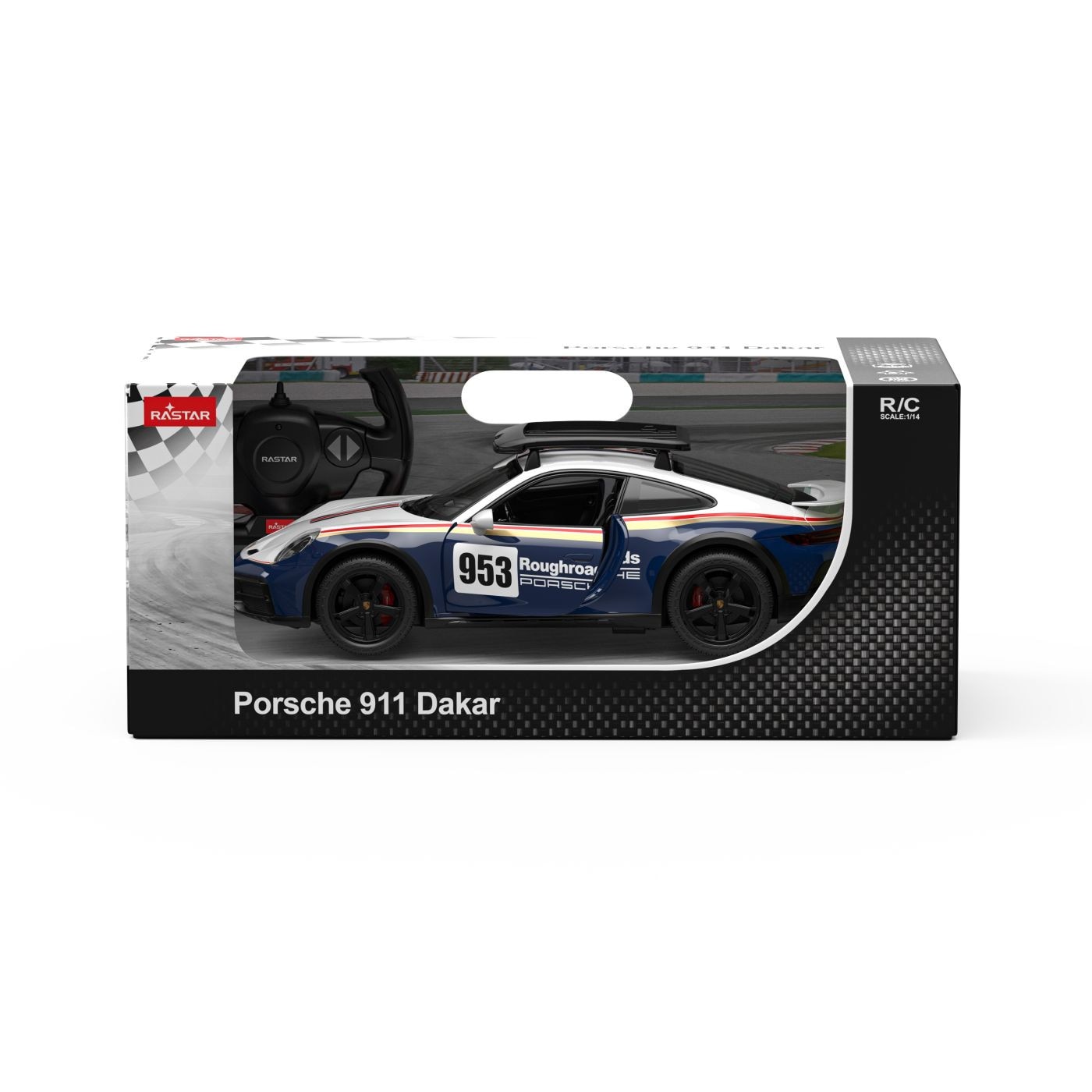 Masinuta Rastar RC - Porsche 911 Dakar, 1:14 - eMAG.ro