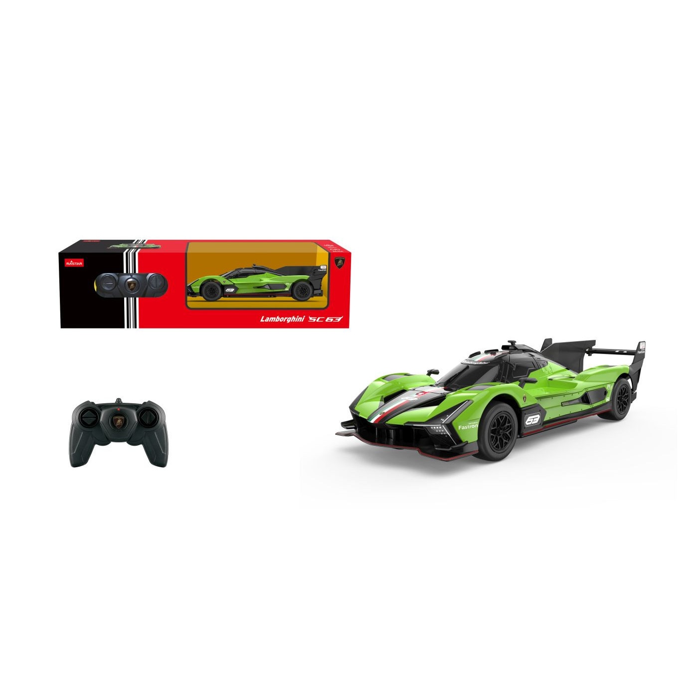 Masinuta Rastar RC - Lamborghini SC 63, 1:24