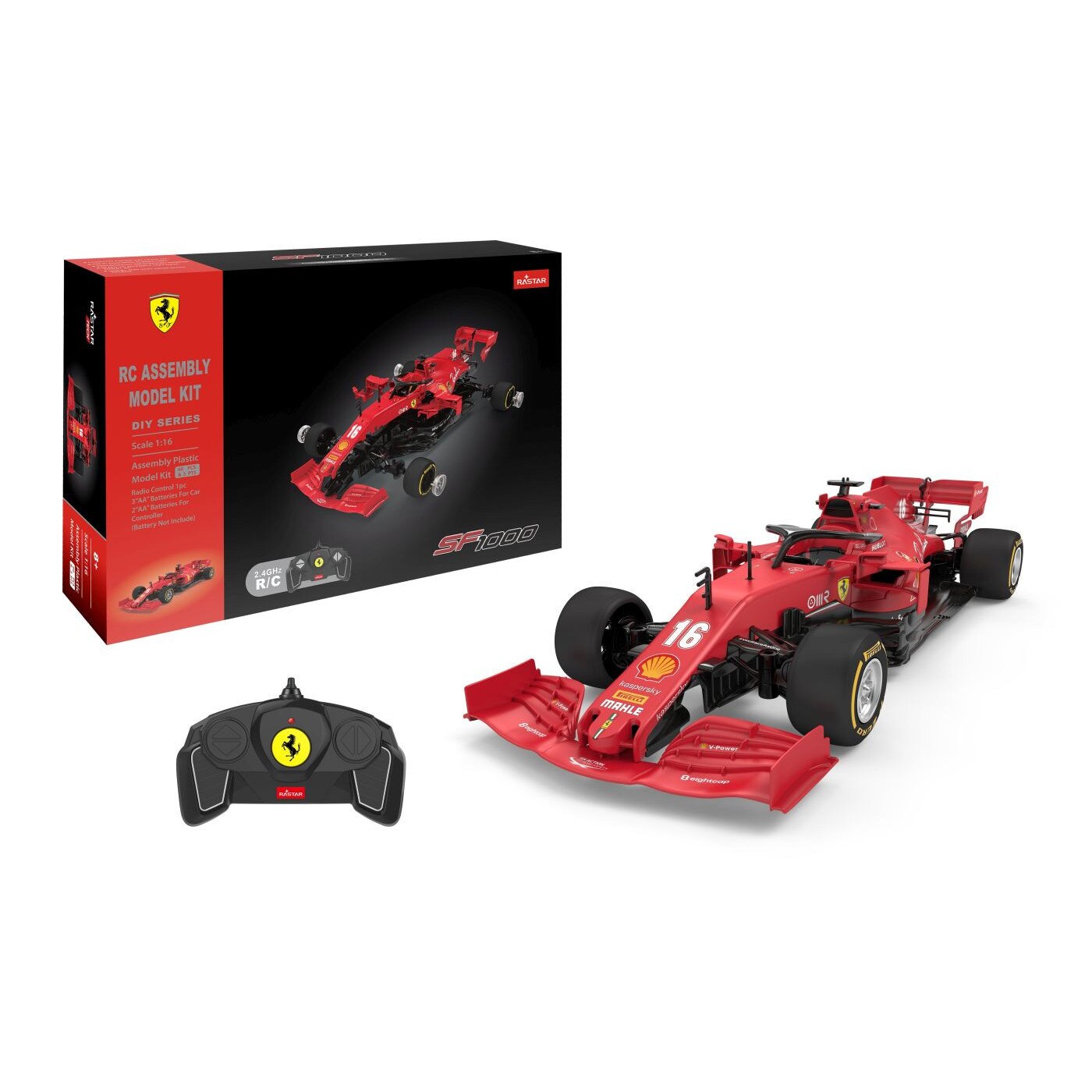 Masinuta Rastar RC Assembly - Ferrari SF1000, 1:16 - eMAG.ro