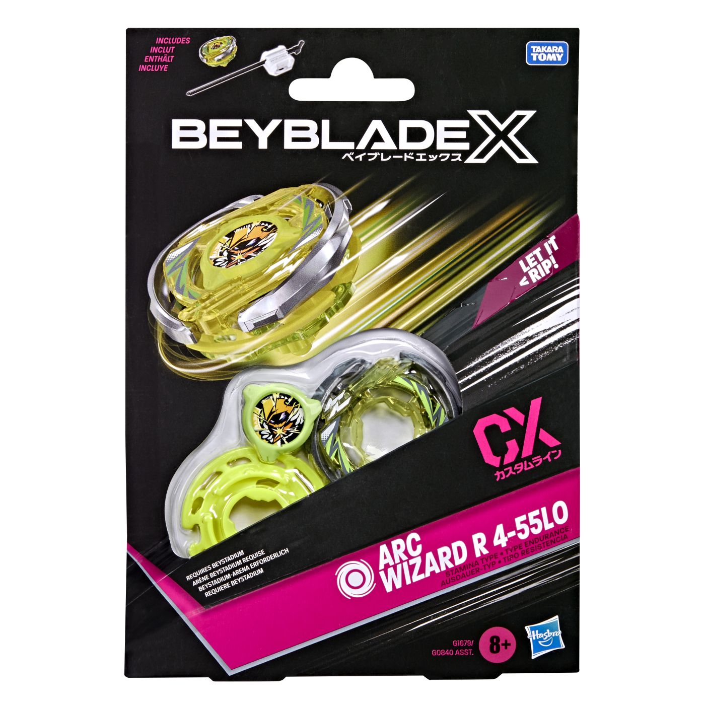 Jucarie Beyblade X - Arc Wizard R 4-455L0, cu lansator - eMAG.ro