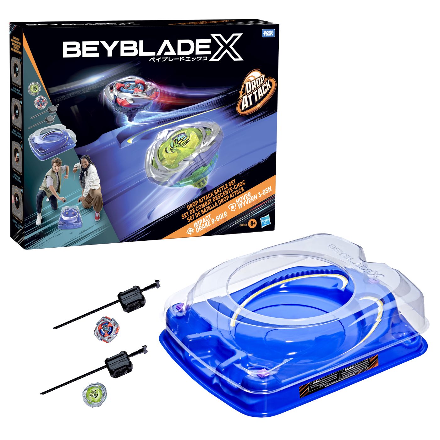 Set de joaca Beyblade X - Drop Attack Impact Drake 9-60LR/Hover