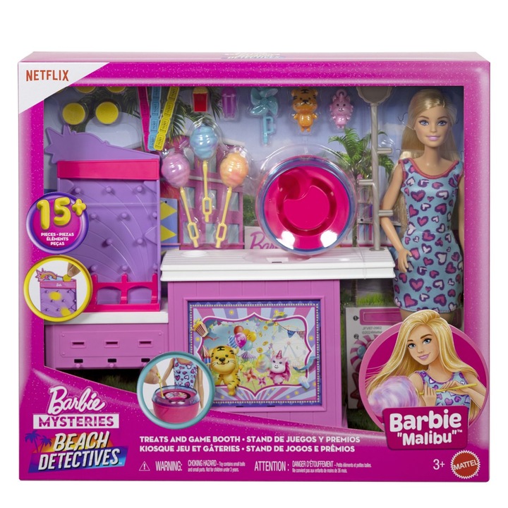 Комплект за игра Barbie Mysteries - Beach Detectives, Game Cabin