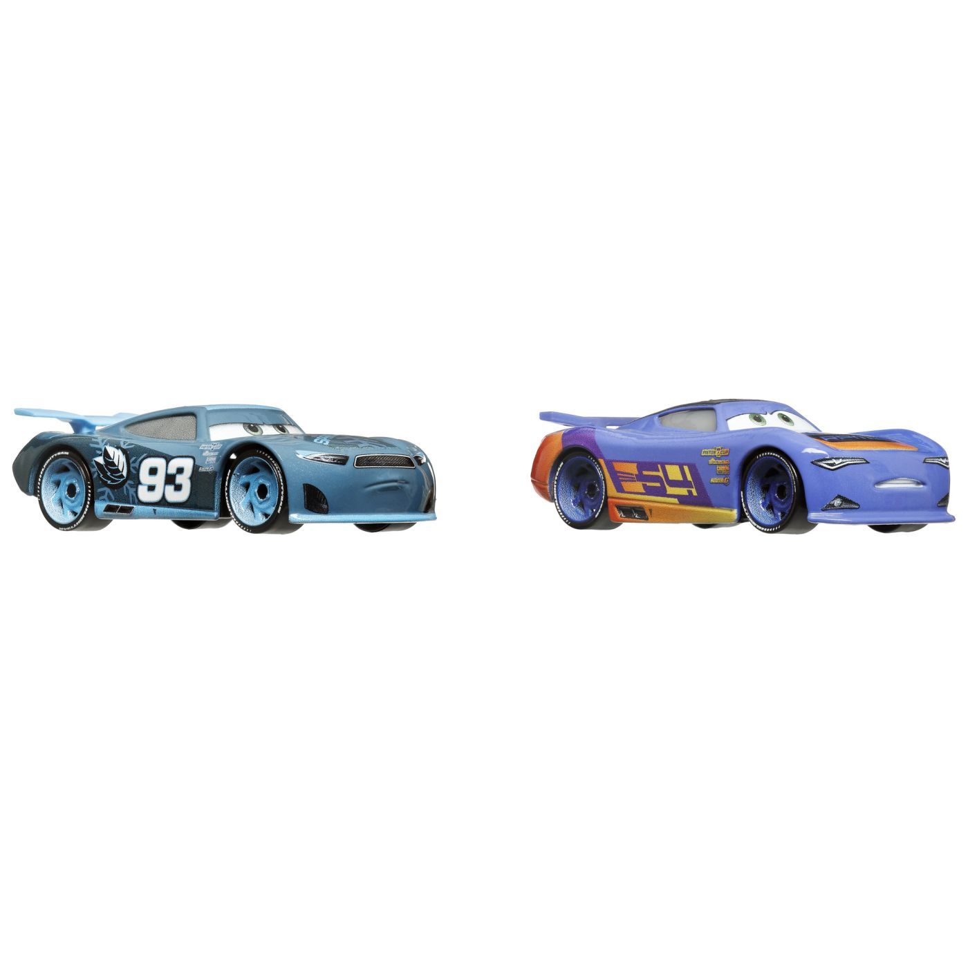 Set 2 masinute Disney Cars 3 - Nick Shift si Barry Depedal - eMAG.ro