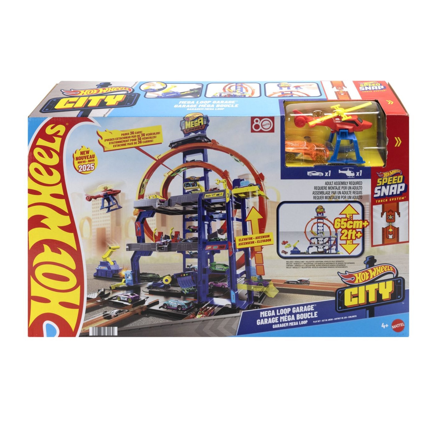 Set de joaca Hot Wheels City - Mega Loop Garage