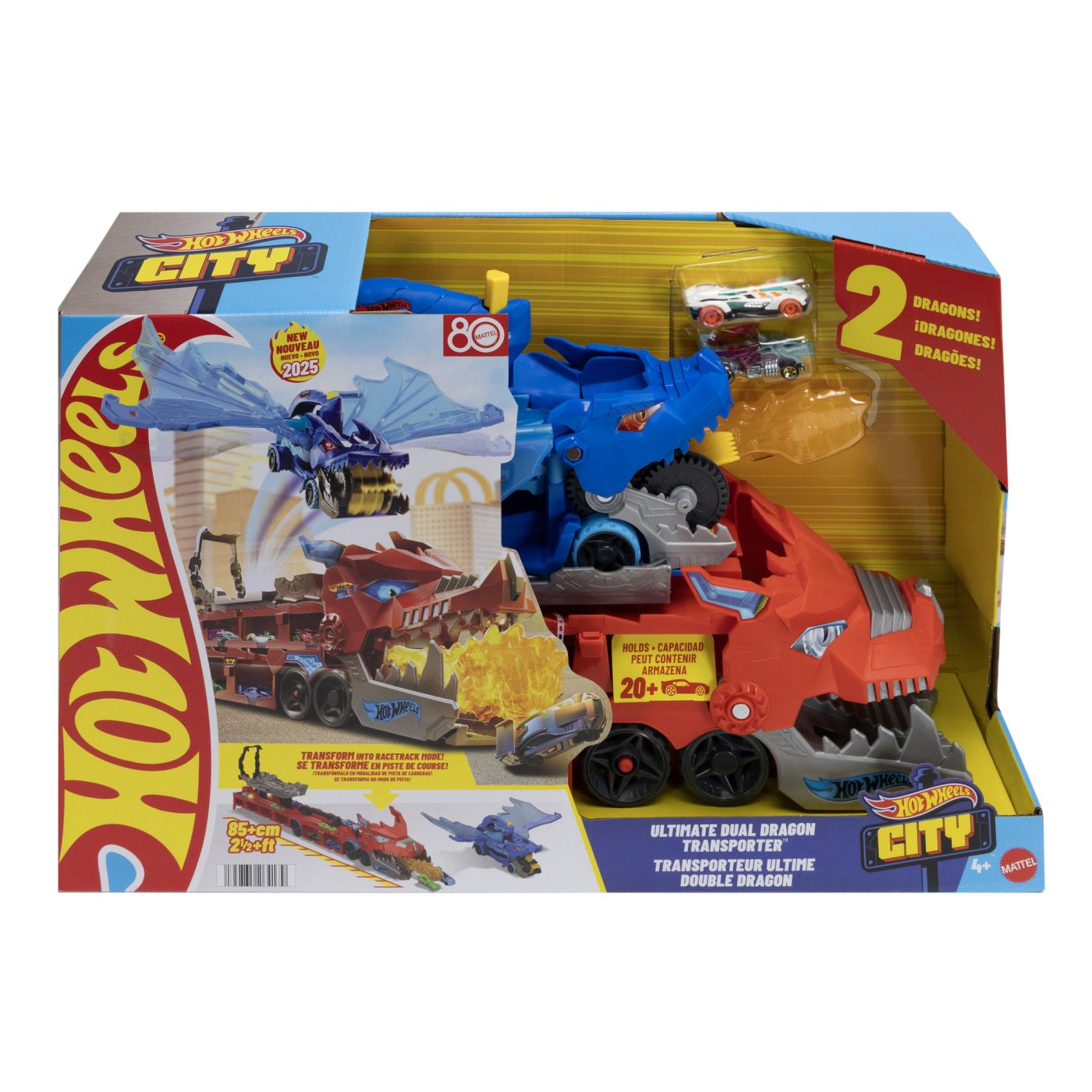 Set de joaca Hot Wheels City - Ultimate Dual Dragon Transporter