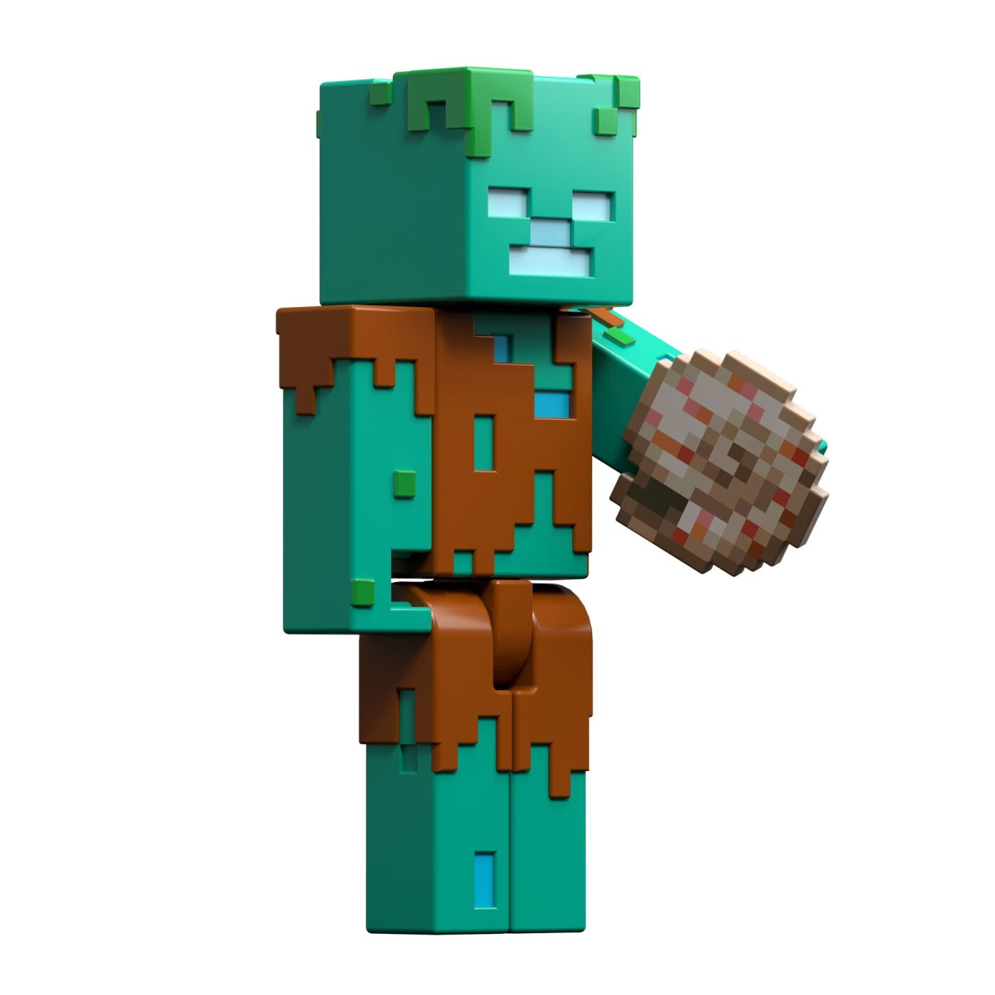 Figurina Minecraft Craft A Block - Drowned, 8 cm