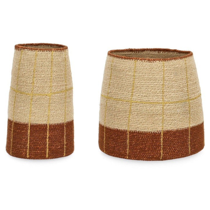 Set 2 vaze decorative zambila apa multicolora Tuy Ø11x24h; ø17x22h