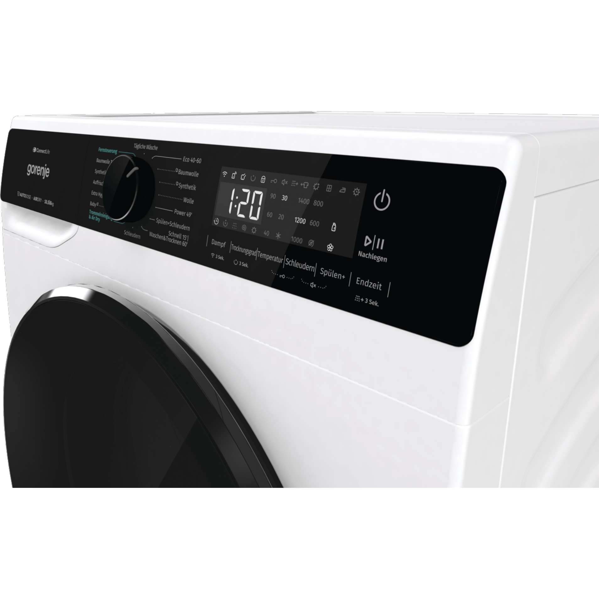 Masina de spalat rufe cu uscator Gorenje WD2PA1X64ADAAW/DE, 10.5 / 6 kg, 1400 rpm