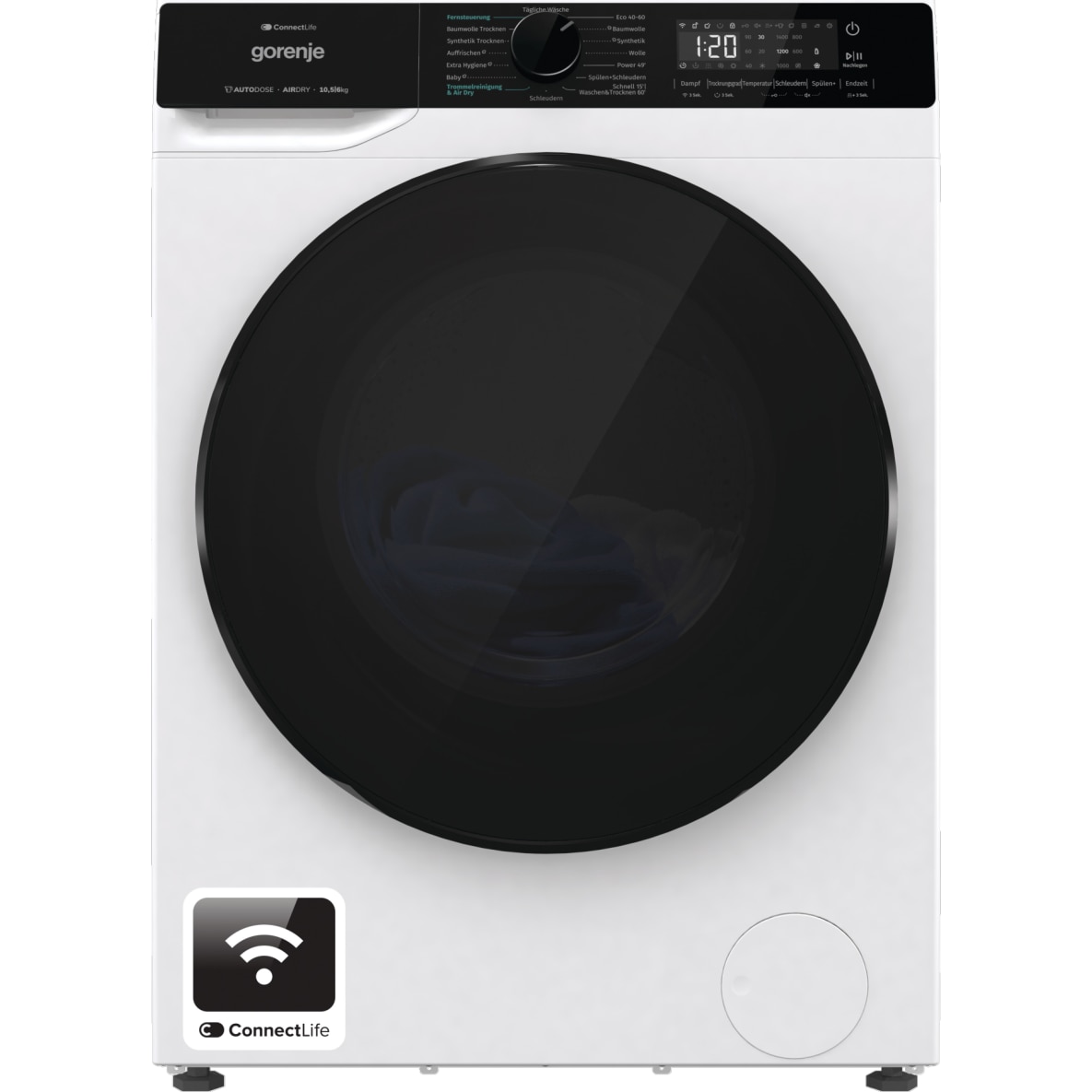 Masina de spalat rufe cu uscator Gorenje WD2PA1X64ADAAW/DE, 10.5 / 6 kg, 1400 rpm