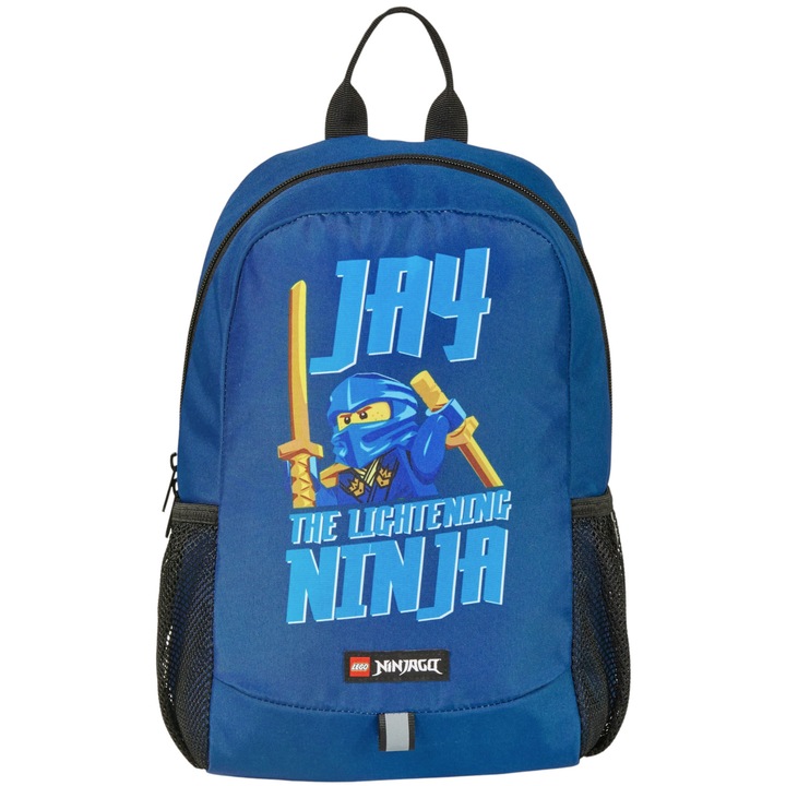 Ghiozdan scolar pentru copii, LEGO Ninjago Kids M Backpack 20281-2512, Albastru