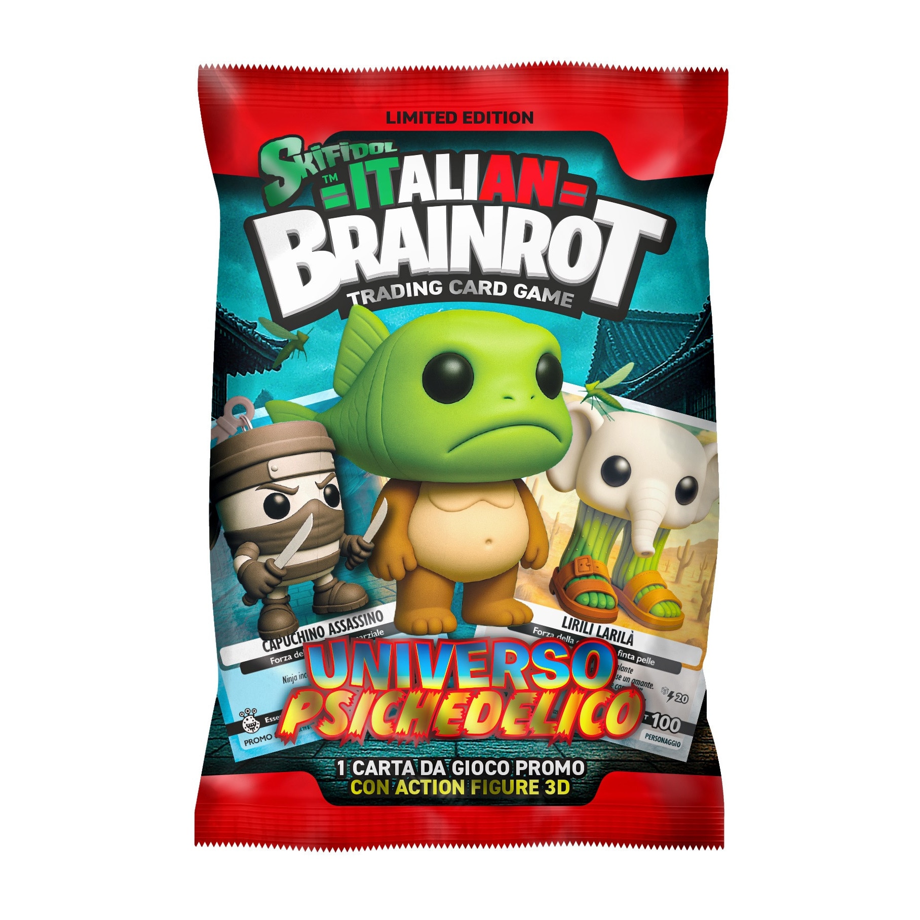 Set carte si breloc Skifidol™ Italian Brainrot - Universo