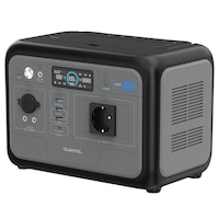 Statie de Energie Portabila OUKITEL P800E, 512Wh, 800W, incarcare rapida AC si solara, baterie LiFePO4, ideala pentru camping, urgente, pana de curent