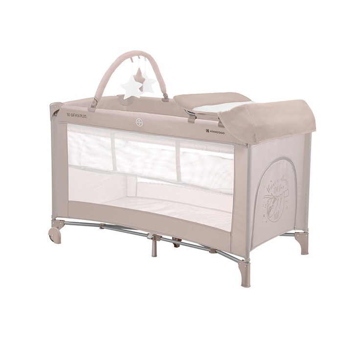 Кошара на две нива KikkaBoo, So Gifted PLUS, Beige
