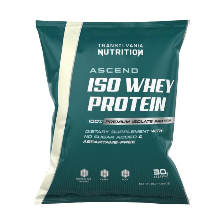 Суроватъчен протеин изолат, Transylvania Nutrition, Chrono Isolate Protein, 28g протеин, Шоколад, 30g