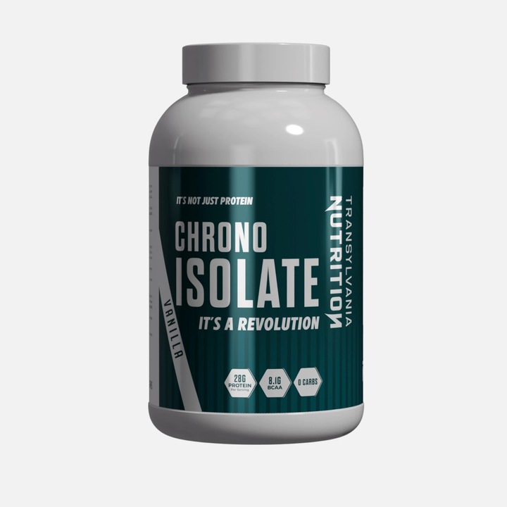 Суроватъчен протеин изолат, Transylvania Nutrition, Chrono Isolate Protein, Шоколад, 2000g