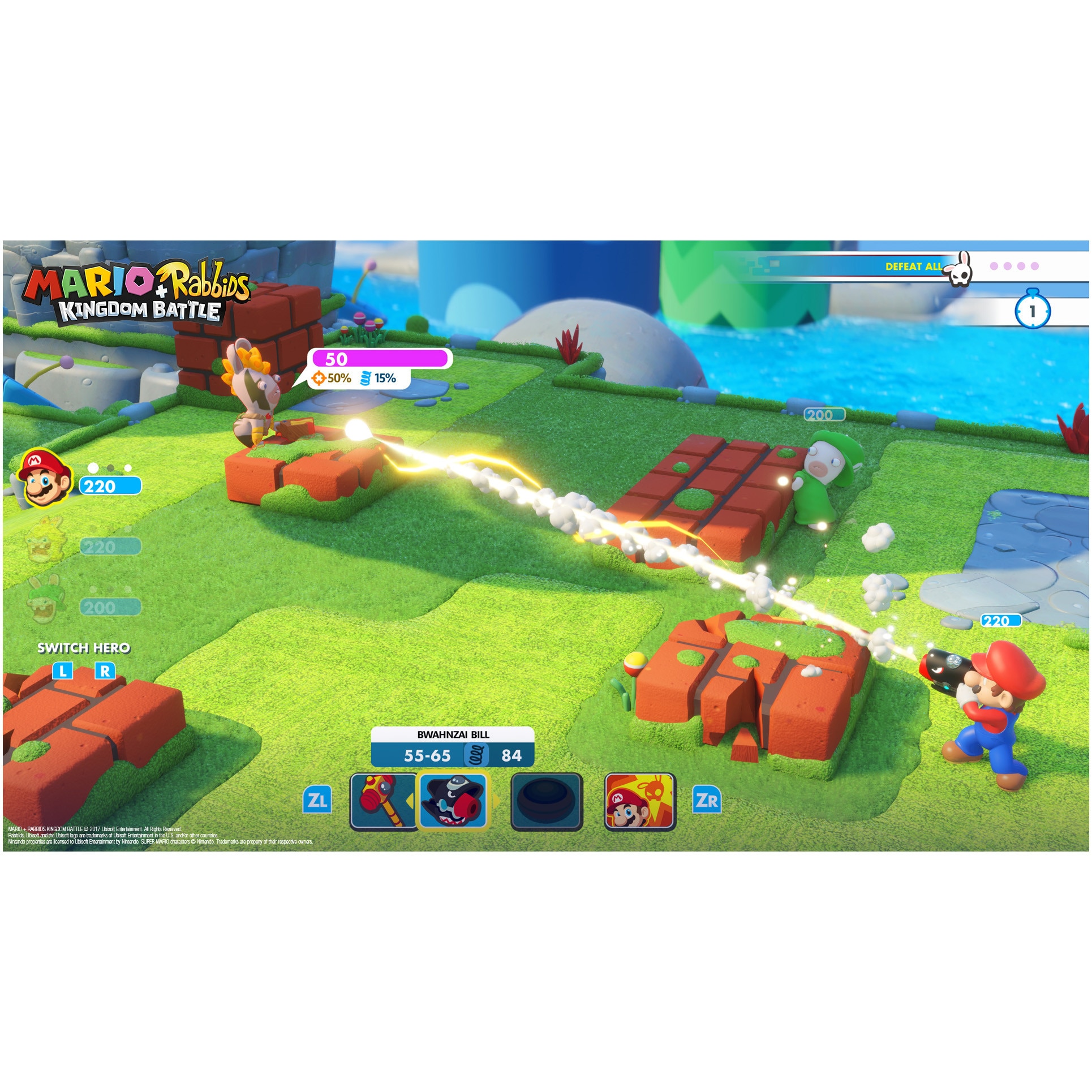 Cod Mario Joc Mario + Rabbids Double Pack (Cod) - Kingdom Battle and Sparks of ...