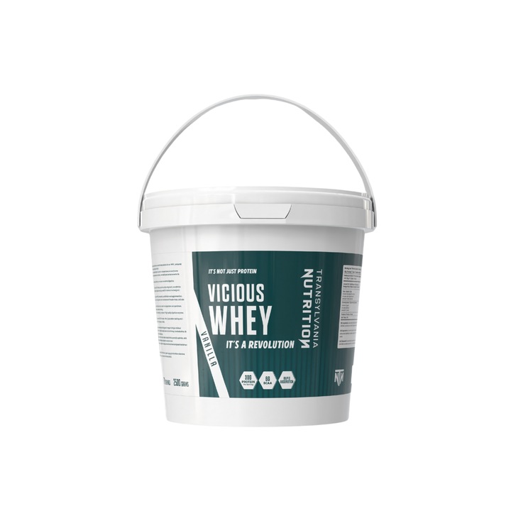 Proteina Vicious Whey - Transylvania Nutrition, Snickers, 30g proteine, 4000g