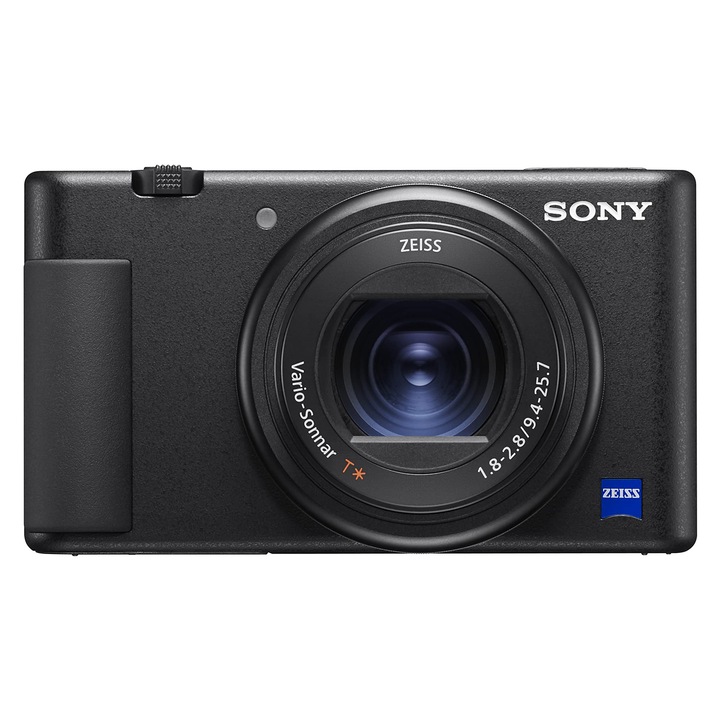 Cameră compactă Sony Zv-1, senzor de 1", obiectiv 24-70mm, video 4K, autofocus