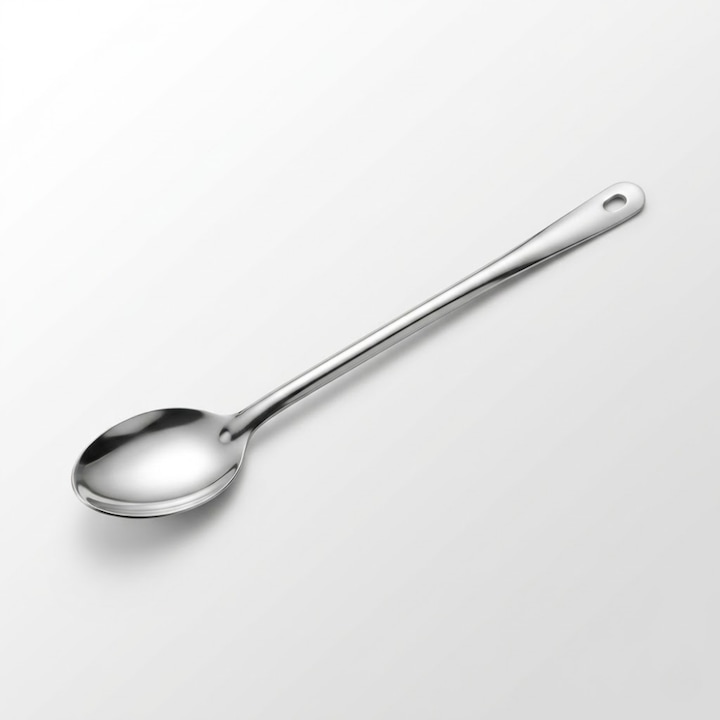 Lingura din inox pentru sos, maner lung, 35x7cm