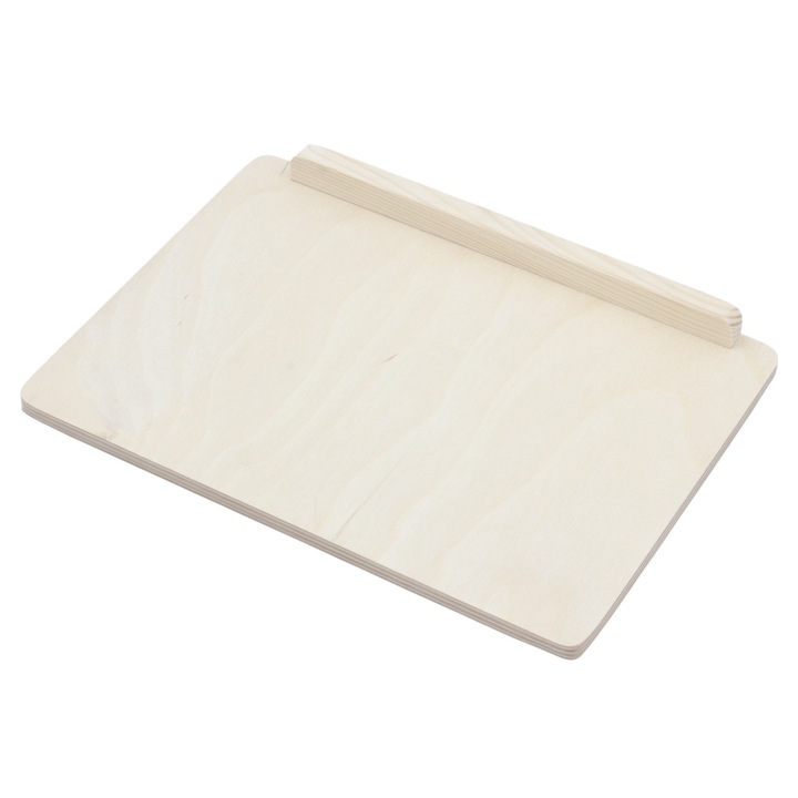 Mini tocator de taiat din lemn pentru copii, PEEWIT, 23,5x17cm