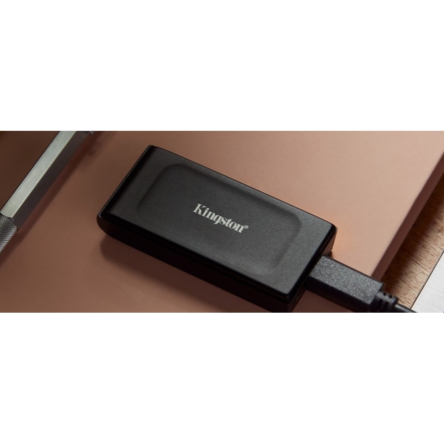 SSD extern portabil Kingston XS1000, 2TB, USB 3.2, Negru - eMAG.ro
