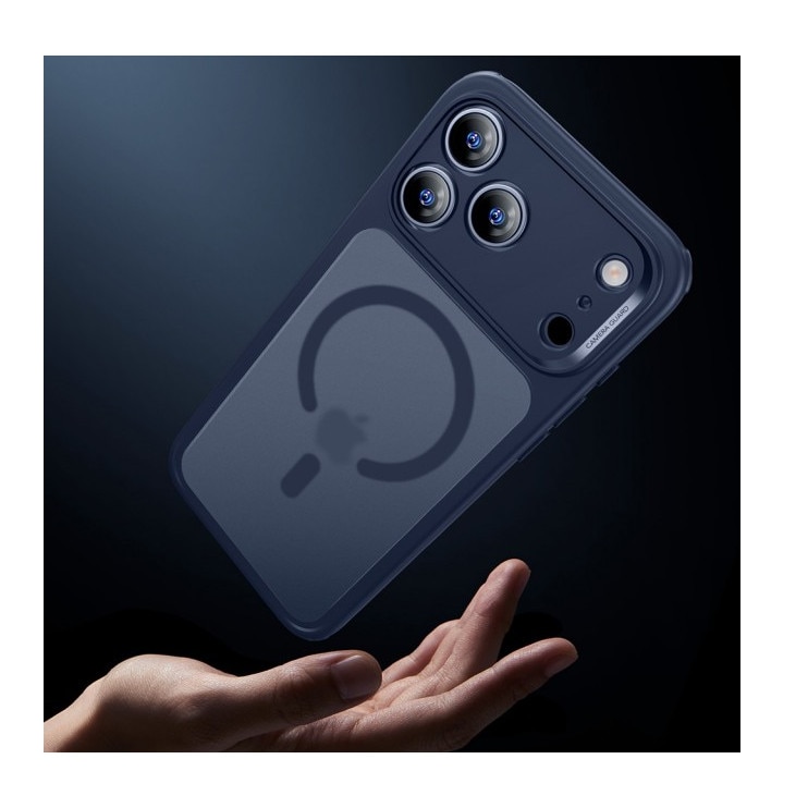 Husa ESR Classic HaloLock Compatibila Cu iPhone 17 Pro Max, Functie MagSafe, Protectie La Camera, Colturi Intarite, Frost Blue