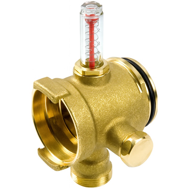 Colector modular Giacomini R53MMY006, cu debitmetru si vana de reglaj DN32 B.18, pentru instalatii incalzire si racire