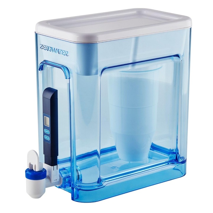 Culligan Zerowater 5.2L Ready-Read vízszűrő adagoló, Iapmo tanúsítvánnyal az ólom és PFOA/PFOS csökkentésére, azonnali TDS kijelző