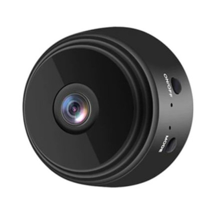 XO-CR12 Камера за видеонаблюдение, нощно виждане, Wi-Fi приложение, черна