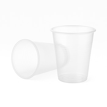Set Pahare 250 cc PP Safir, transparente, D75 mm, h108 mm, 50buc/Set