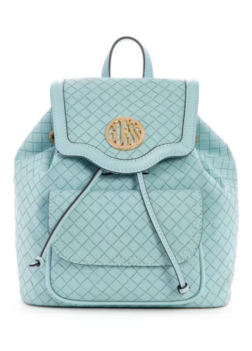 Rucsac, GUESS, Wilderson, artificial leather, albastru