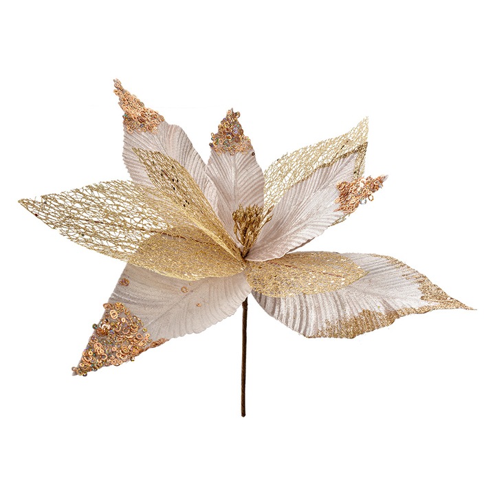 Craciunita artificiala aurie Ø 44x37 cm