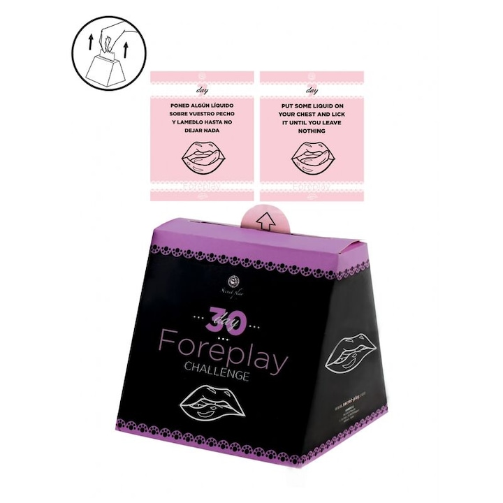 Еротична игра за двойки – 30 сексуални предизвикателства, прогресивна интензивност, двуезична (ES/EN)