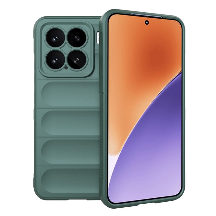 Husa Protectie pentru Xiaomi 15, Z70, Termoplastic, Lucky Green