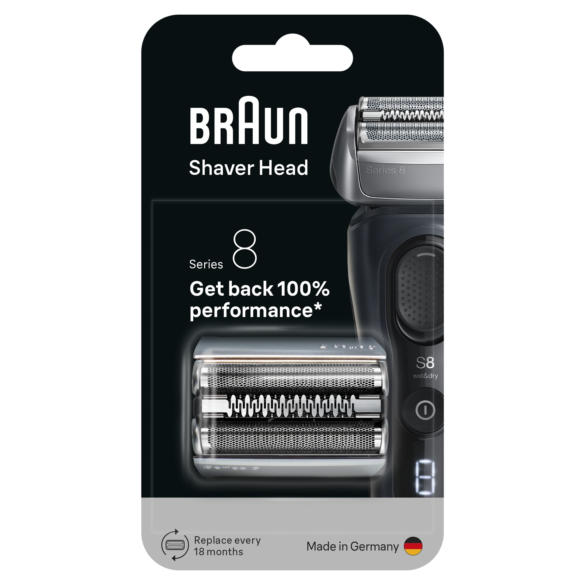 Rezerva aparat electric de ras Braun Seria 8 83M ORIGINAL, Revino la Performanta de 100%, Compatibil cu Aparatele de Ras Series 8