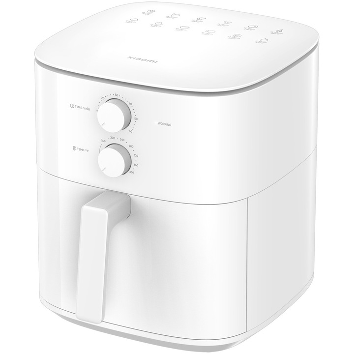 Фритюрник с горещ въздух Xiaomi Air Fryer Essential BHR8588EU, 6L, 50-60Hz, 1550W, Таймер, Бял