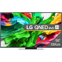 Televizor LG QNED evo 55QNED87A3B, 139 cm, Smart, 4K Ultra HD, 100Hz, Clasa E (Model 2025)