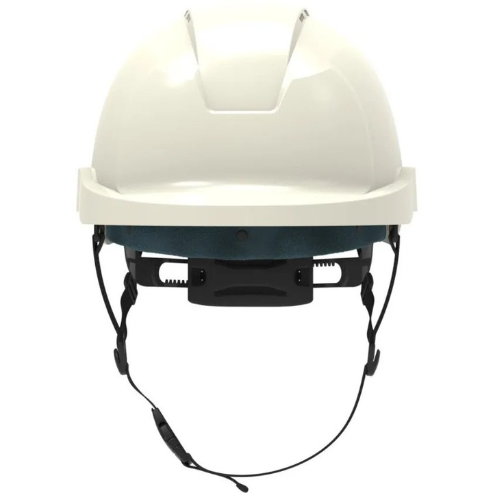 Védősisak, ipari Protekt Atra 10V, ABS, 10 szellőzőnyílás, 51–63 cm-es állítási lehetőség, fehér