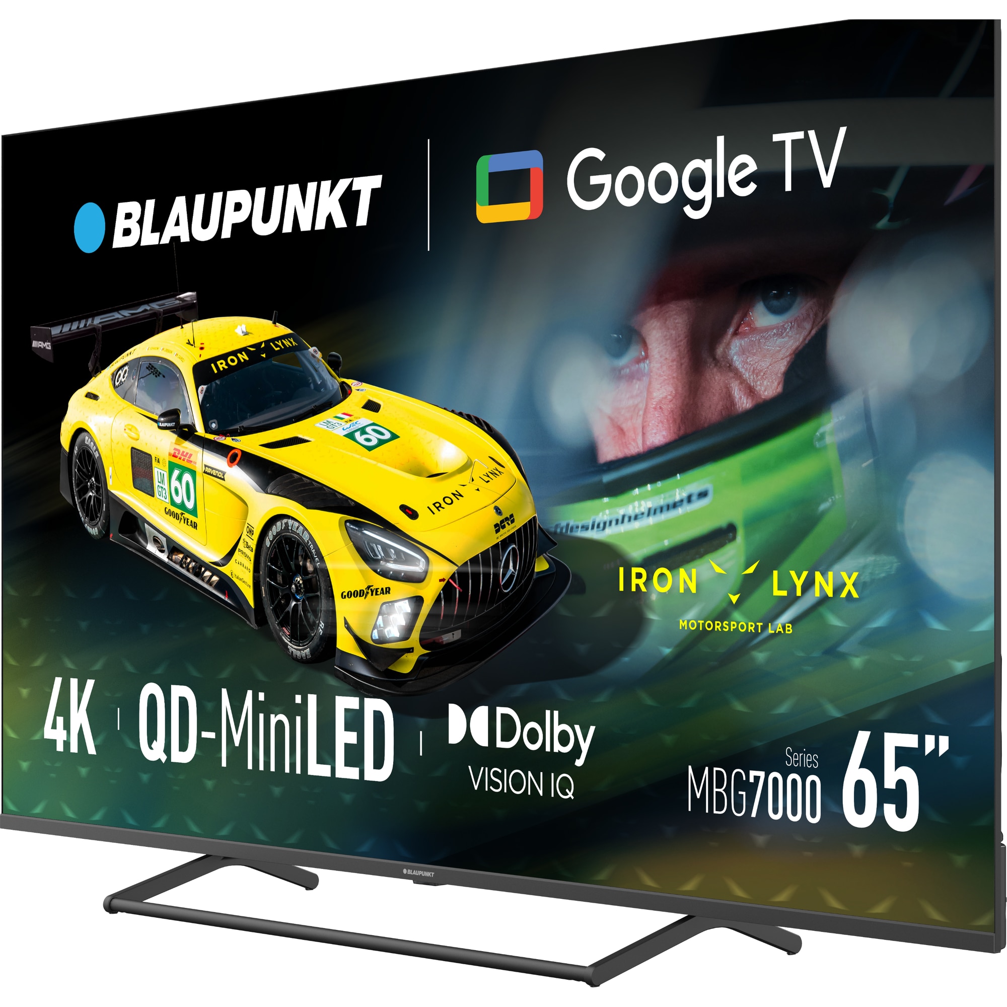 Televizor Blaupunkt MiniLed 65MBG7000S, 165 cm, Smart Google TV, 4K Ultra HD, 144Hz, Clasa F (Model 2025)