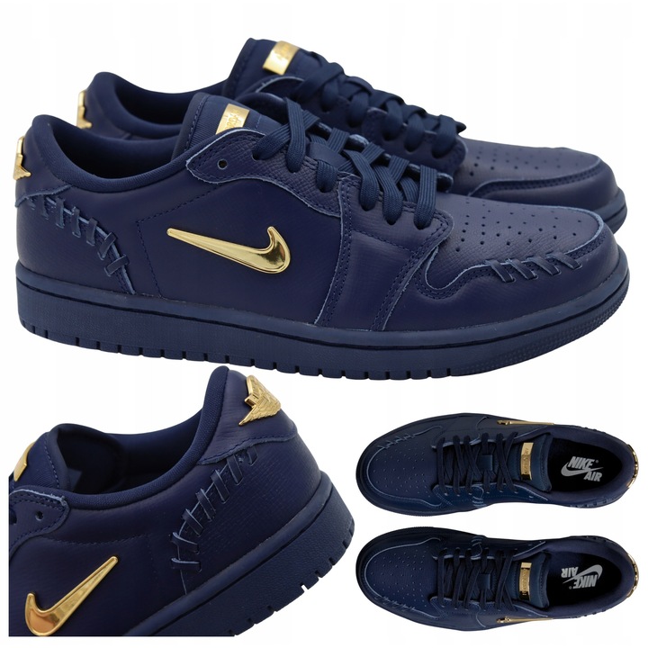 Pantofi sport dama, Nike, Wmns Air Jordan 1 Mm Low, albastru inchis