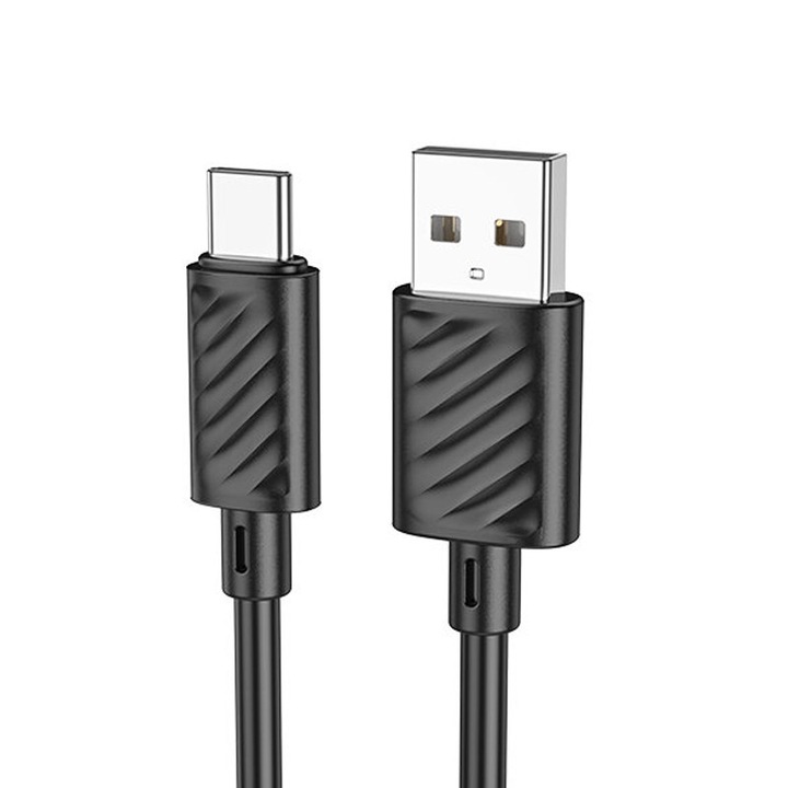 Cablu Hoco, USB Type-C, PD 2.4A, 20W, X88, 1m, Negru