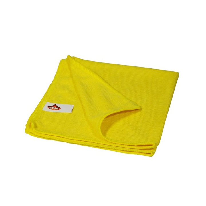Mikroszálas kendők 40x40 cm, sárga, 320 g, 5 darab/készlet