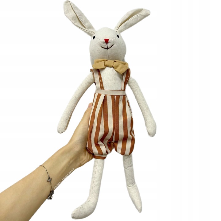 Jucarie de plus, iepure disparut, 40 cm, functionala, usor de curatat, potrivita pentru copii, cadou perfect, universala, multicolora, setul include: 1 bucata, material: bumbac, moale, usor de depozitat, potrivita pentru copii