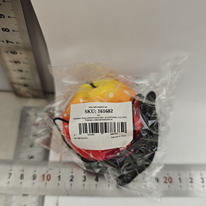 Hiperelasztikus ugráló labda, Southern Sky, nagyon rugalmas Space Moon Ball, stresszoldó gyerekeknek, 66 mm átmérőjű, többszínű piros