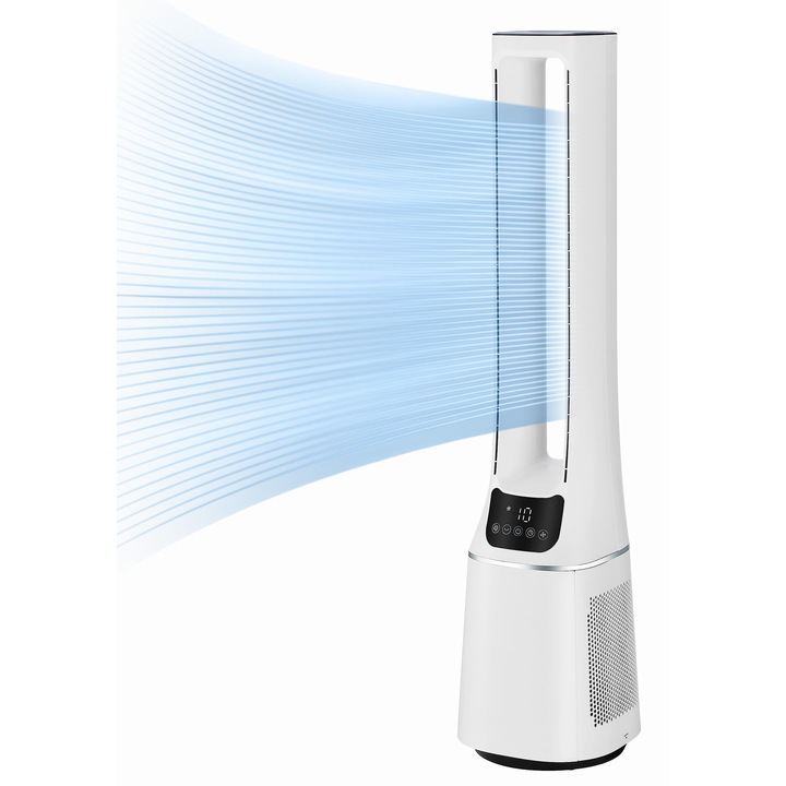 Ventilator Turn Légtisztító Midea MFP-120, Fehér, 2 az 1-ben, 38dB, Távirányító