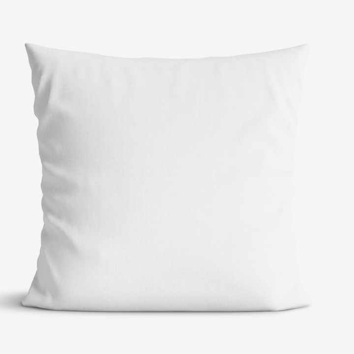 Fată de perna DENISA-DO, bumbac satinat, alb, 70x70cm