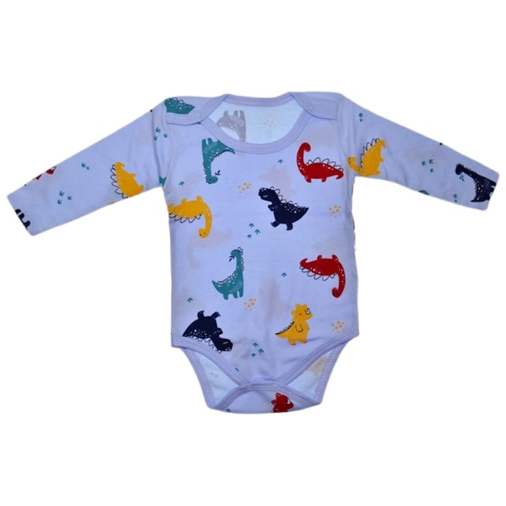 Hosszú ujjú body fiúknak, Mini Junior BD2910A, Kék 122049