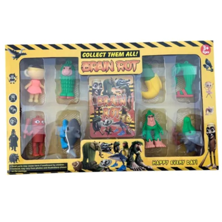 Комплект от 8 италиански силиконови фигурки VICTINY® за мозъчно разстройство